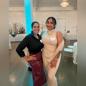 GAP Shiny Faux Leather Burgundy Skirt